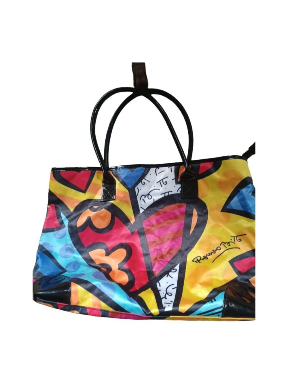 Authentic Romero Britto Tote Bag